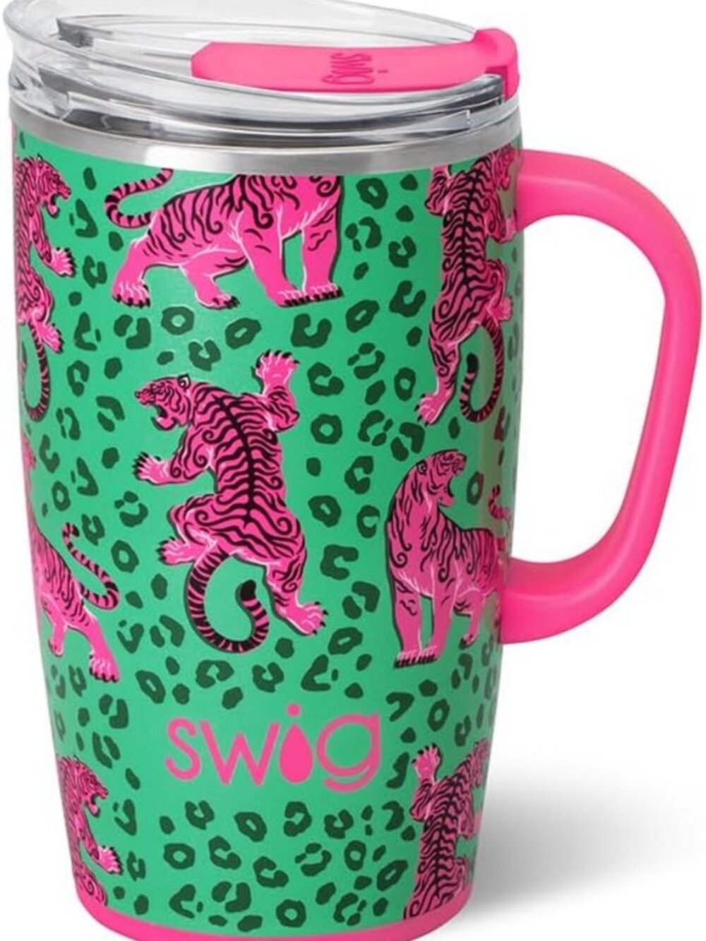 Insulated 18oz Travel Mug with Handle & Lid - Perfect for Hot & Cold Beverages